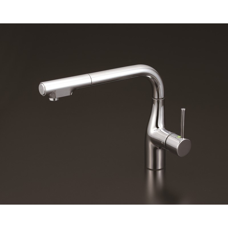 KVK 2302448 寒 流台シャワー付混合栓 Le KM6101ZEC 1個（ご注文単位1個）【直送品】