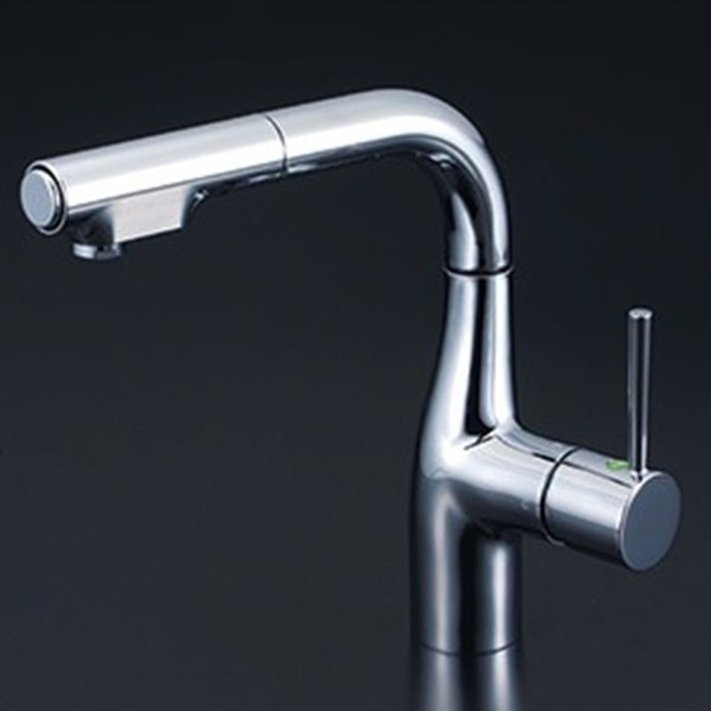 KVK 2302913 寒シングルシャワー付混合栓 200mmパイプ付 KM6101ZR2EC 1個（ご注文単位1個）【直送品】