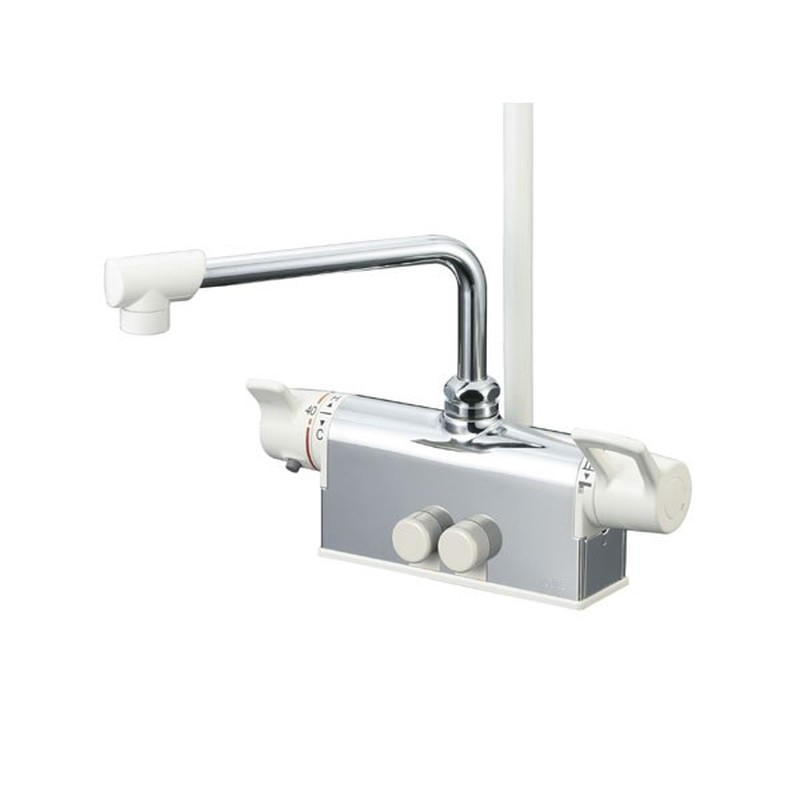 KVK 2300357 寒 デッキサーモシャワー 取付100 KF781Z 1個（ご注文単位1個）【直送品】