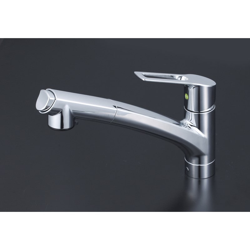 KVK 2302640 流し台用シングルレバー式シャワー付混合栓 KM5021JTECHS 1個（ご注文単位1個）【直送品】