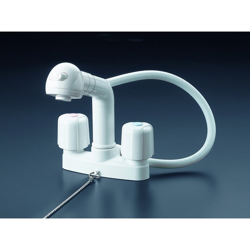 KVK 2300264 2ハンドル洗髪シャワー 栓付 KF64 1個（ご注文単位1個）【直送品】