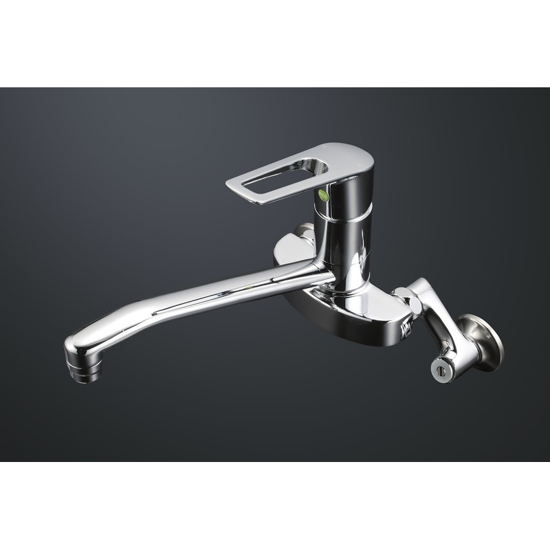 KVK 2302368 寒 シングル混合栓 eレバー KM5010ZTEC 1個（ご注文単位1個）【直送品】