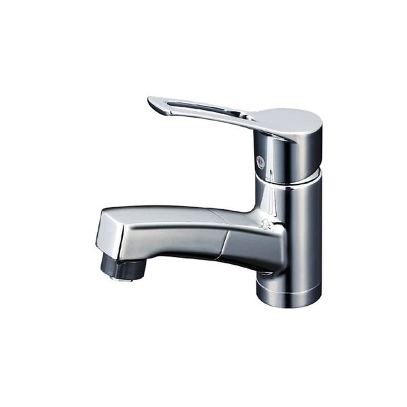 KVK 2300855 寒 洗面シャワー付混合栓 KM8001ZTF 1個（ご注文単位1個）【直送品】