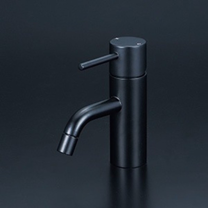 KVK 2302951 シングル混合栓 マットブラック KM7051M5 1個（ご注文単位1個）【直送品】