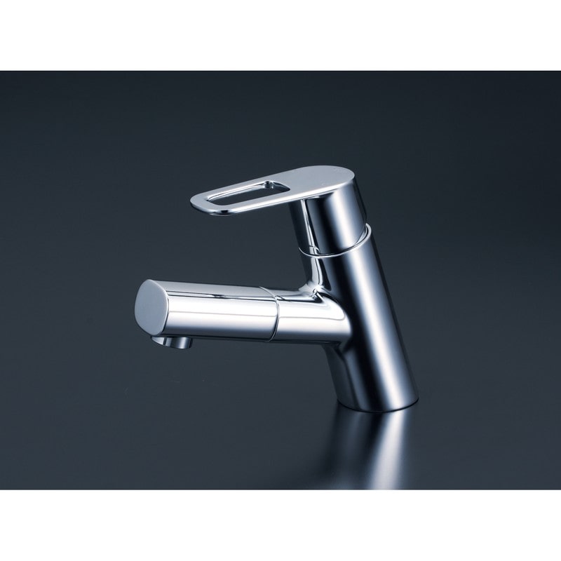 KVK 2302599 洗面用シングルレバー式混合栓eレバー撥水 FSL150DETHS 1個（ご注文単位1個）【直送品】