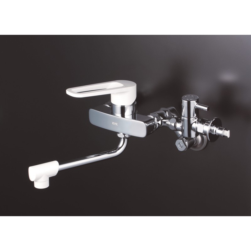 KVK 2302135 寒給水給湯シングル混合栓 MSK110KZB 1個（ご注文単位1個）【直送品】