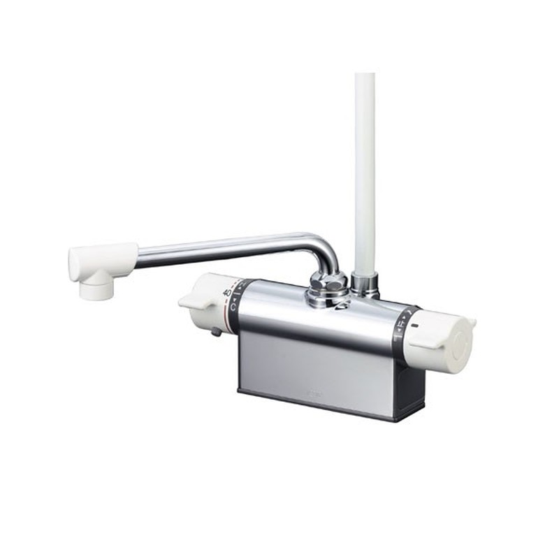 KVK 2300402 寒 デッキサーモシャワー 取付100mm KF801Z 1個（ご注文単位1個）【直送品】