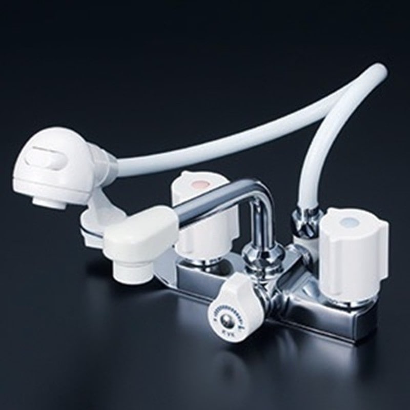 KVK 2302803 寒2ハンドル洗髪シャワー KF14ZEF2 1個（ご注文単位1個）【直送品】