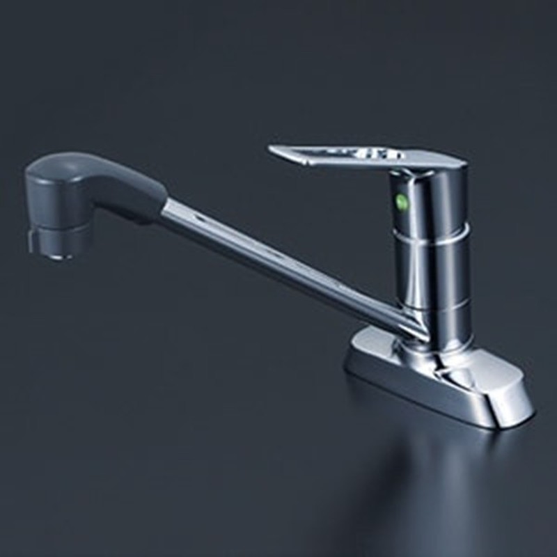 KVK 2302869 シングルシャワー付混合栓 200mmパイプ付 KM5081TFR2EC 1個（ご注文単位1個）【直送品】