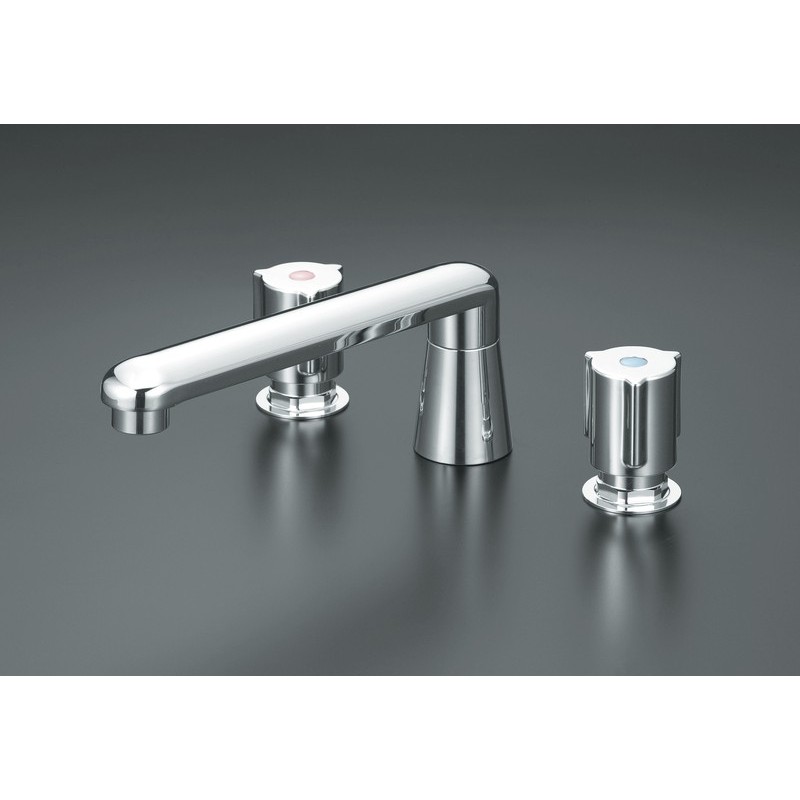 KVK 2300544 2ハンドル混合栓 ユニオン接続 KM84G 1個（ご注文単位1個）【直送品】