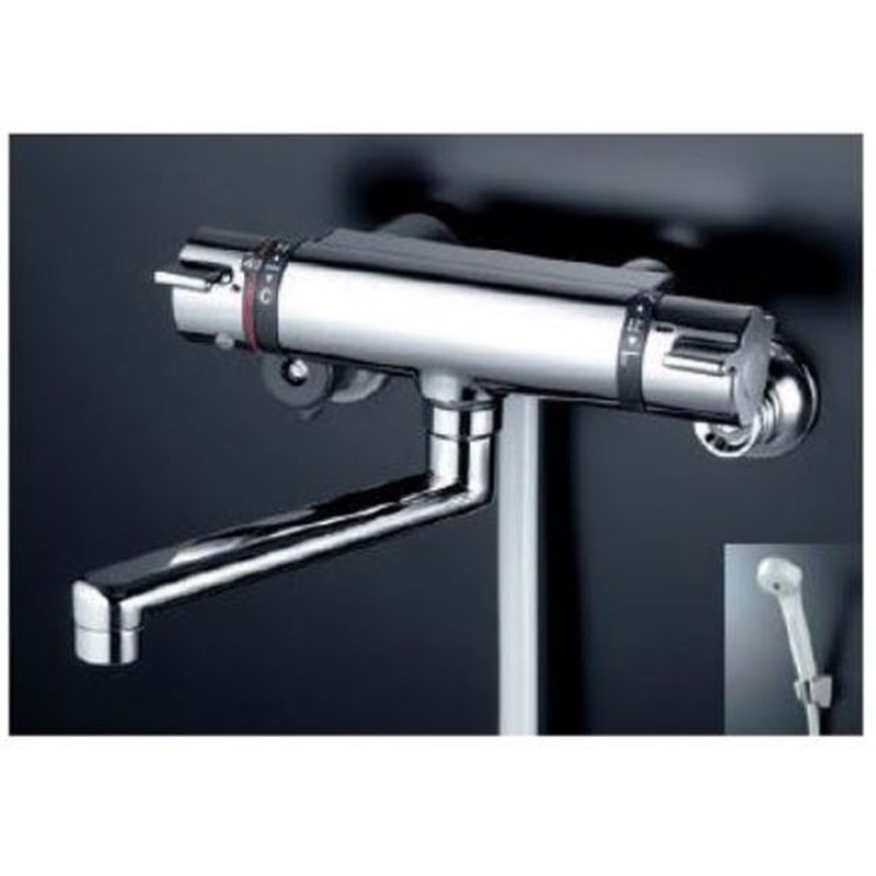 KVK 2300393 寒 サーモシャワー300mmP付 KF800WTR3 1個（ご注文単位1個）【直送品】