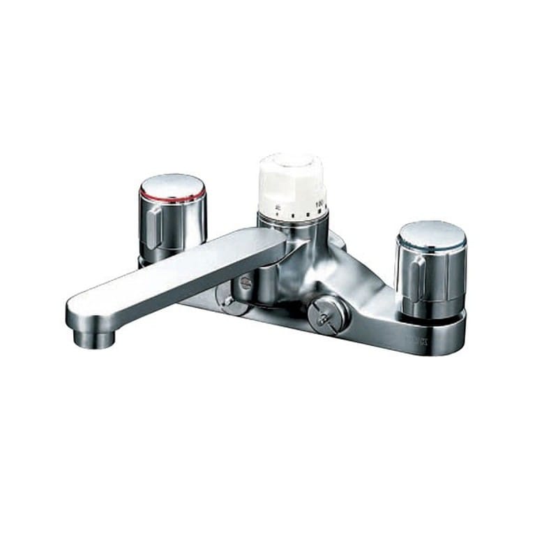 KVK 2300569 寒 デッキ定量2ハンドル混合栓 KM296Z 1個（ご注文単位1個）【直送品】