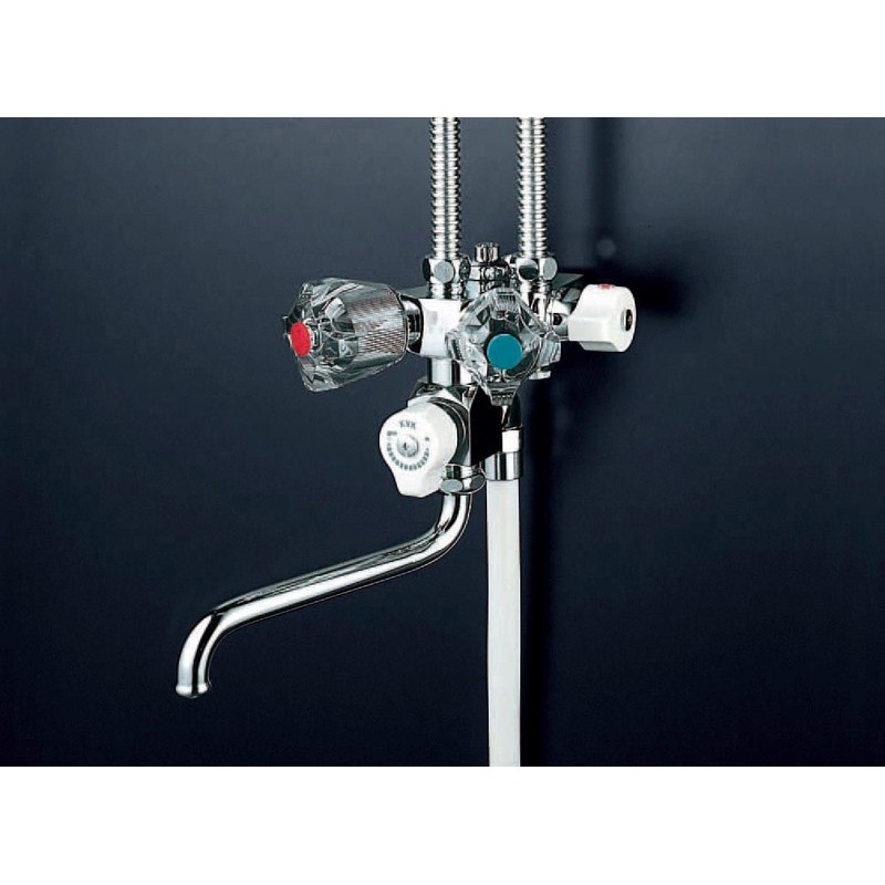 KVK 2300259 ソーラー2ハンドルシャワー 専用形 KF50NC 1個（ご注文単位1個）【直送品】