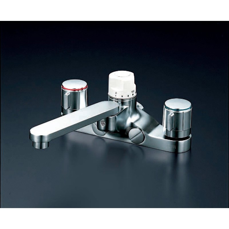 KVK 2300567 デッキ定量2ハンドル混合栓 KM296 1個（ご注文単位1個）【直送品】