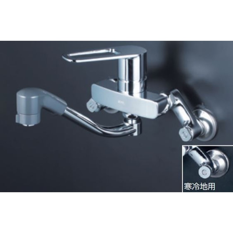 KVK 2302101 寒シングルシャワー混合栓 MSK110KZRFUT 1個（ご注文単位1個）【直送品】