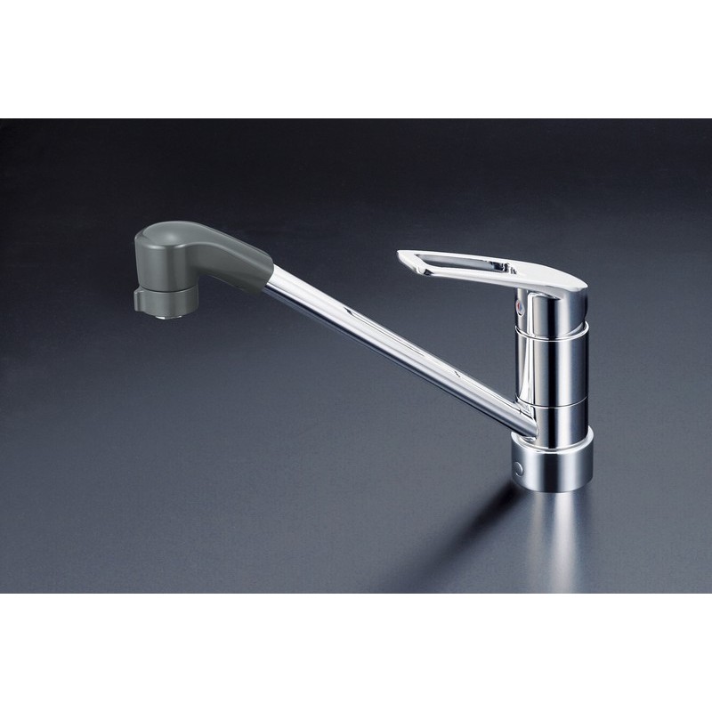 KVK 2302411 流台シャワー付混合栓 上施工 KM5211JTF 1個（ご注文単位1個）【直送品】