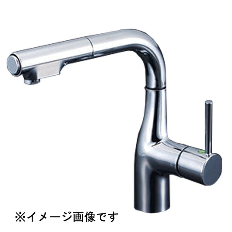 KVK 2302907 シングルシャワー付混合栓 200mmパイプ付 KM6101R2EC 1個（ご注文単位1個）【直送品】