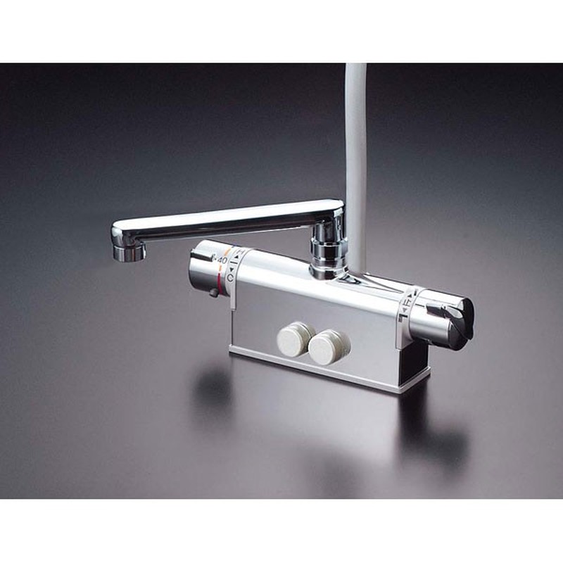 KVK 2300341 寒 デッキサーモシャワー300P付 KF771ZNTR3 1個（ご注文単位1個）【直送品】