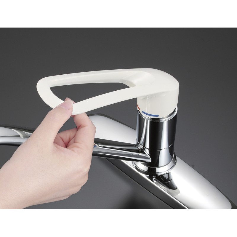 KVK 2302405 流台混合栓 長尺 KM5091C2 1個(ご注文単位1個)【直送品】