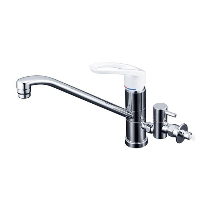 KVK 2300742 寒流し台混合栓止水栓付 KM5041ZCTU 1個（ご注文単位1個）【直送品】