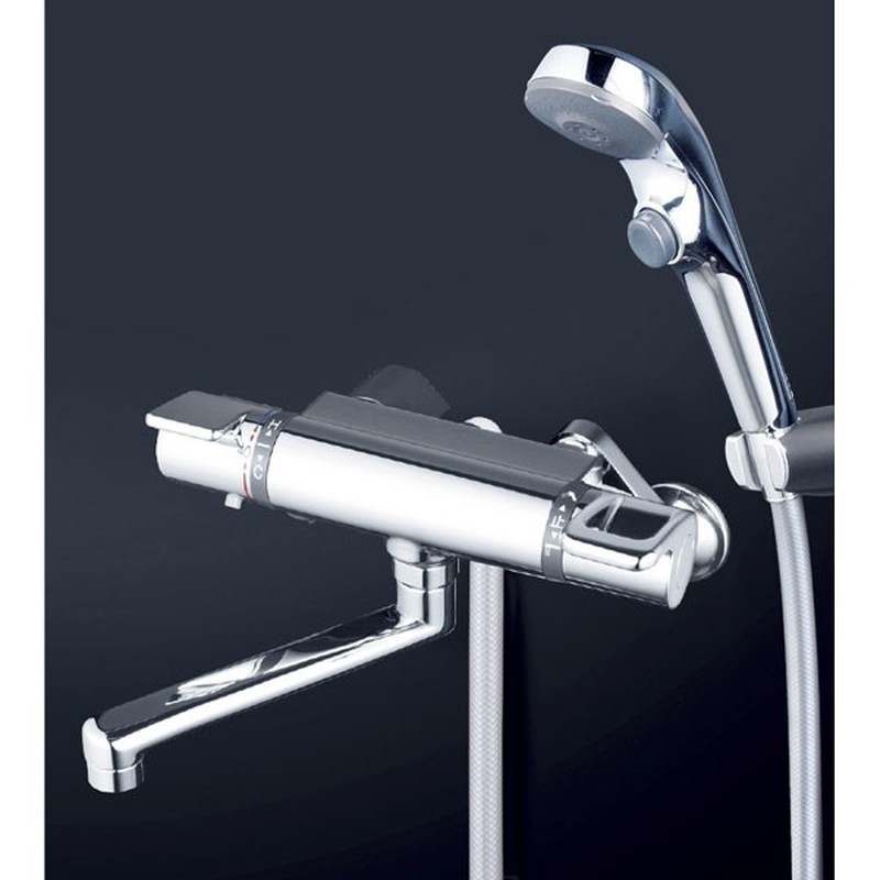 KVK 2300427 寒 サーモシャワーフルメッキヘッド付 KF880WTS2 1個（ご注文単位1個）【直送品】