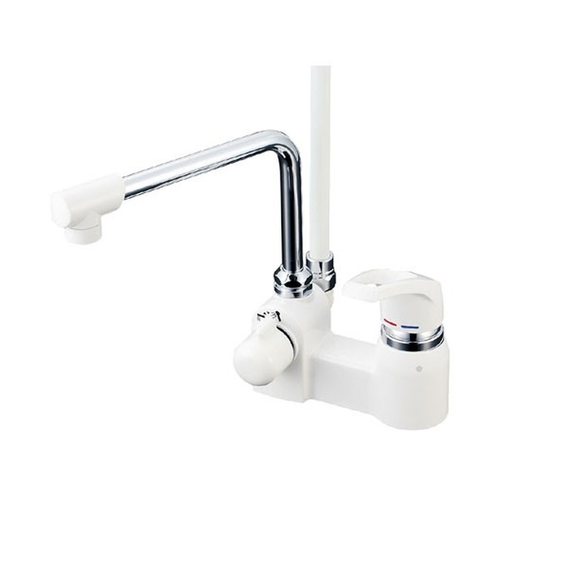 KVK 2300477 デッキシングルシャワー240mmP付 KF6004R24 1個（ご注文単位1個）【直送品】