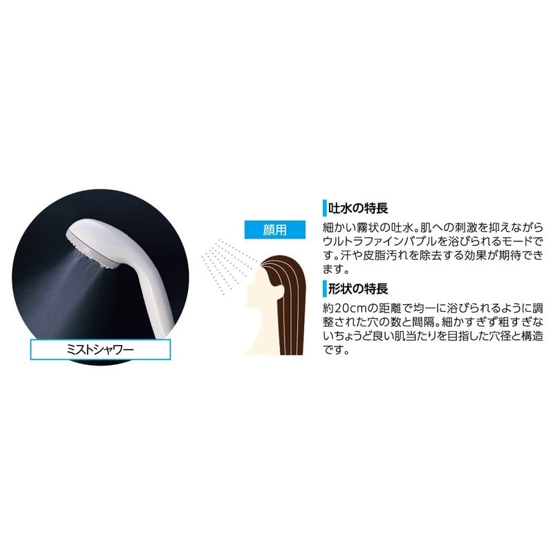 KVK 2303106 ウルトラファインバブルシャワーヘッド PZS370 1個（ご注文単位1個）【直送品】