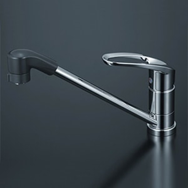 KVK 2302852 シングルシャワー付混合栓200mmパイプ付 KM5011TFR2 1個（ご注文単位1個）【直送品】