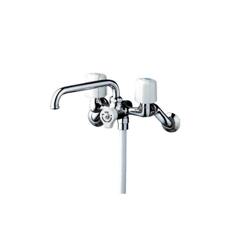 KVK 2300273 寒 止水2ハンドルシャワー KF104W 1個（ご注文単位1個）【直送品】