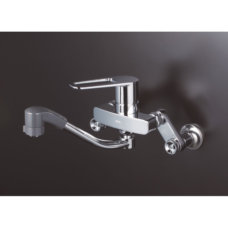 KVK 2302129 寒楽シングルシャワー混合栓 MSK110KZERJFT 1個（ご注文単位1個）【直送品】