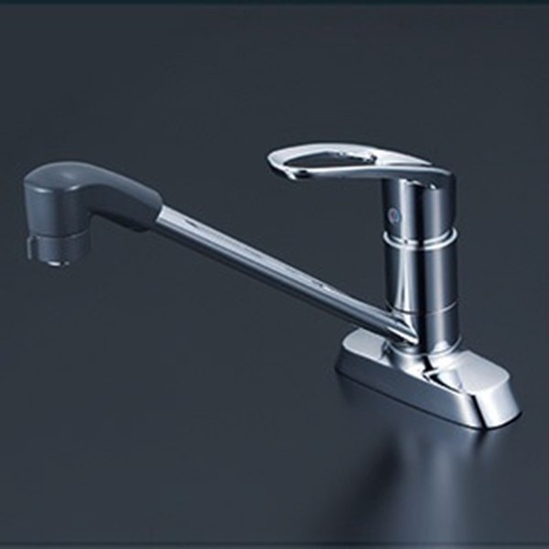 KVK 2302870 寒シングルシャワー付混合栓260mmパイプ付 KM5081ZTF 1個（ご注文単位1個）【直送品】