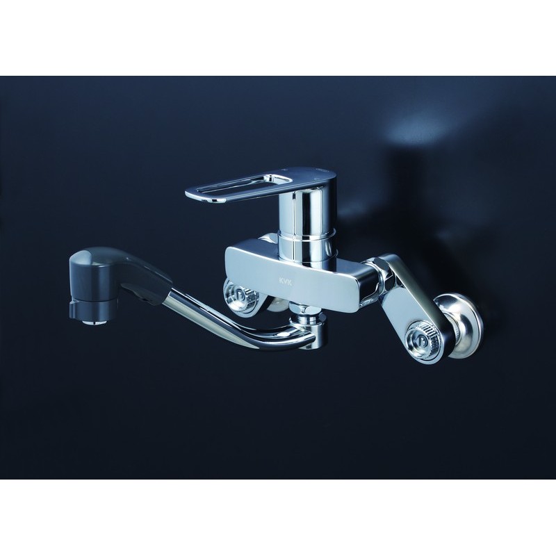 KVK 2302584 シングルレバーシャワー付混合栓 MSK110KERFKT 1個(ご注文単位1個)【直送品】