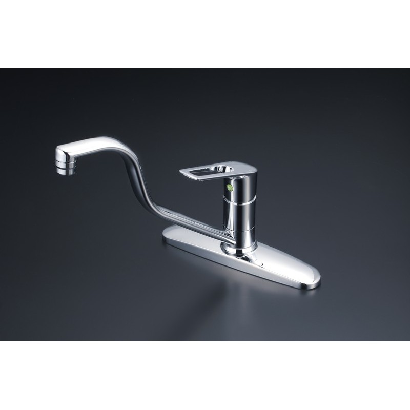 KVK 2302406 流台混合栓 eレバー KM5091THEC 1個(ご注文単位1個)【直送品】