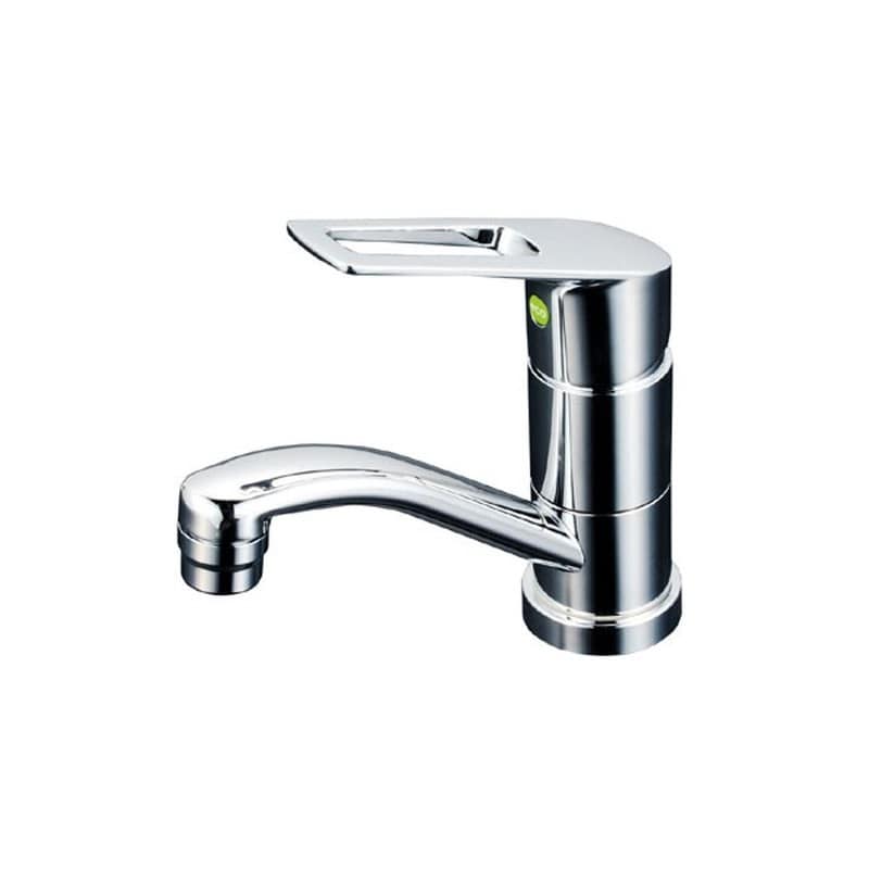 KVK 2300826 寒 洗面混合栓 eレバー KM7011ZTEC 1個(ご注文単位1個)【直送品】