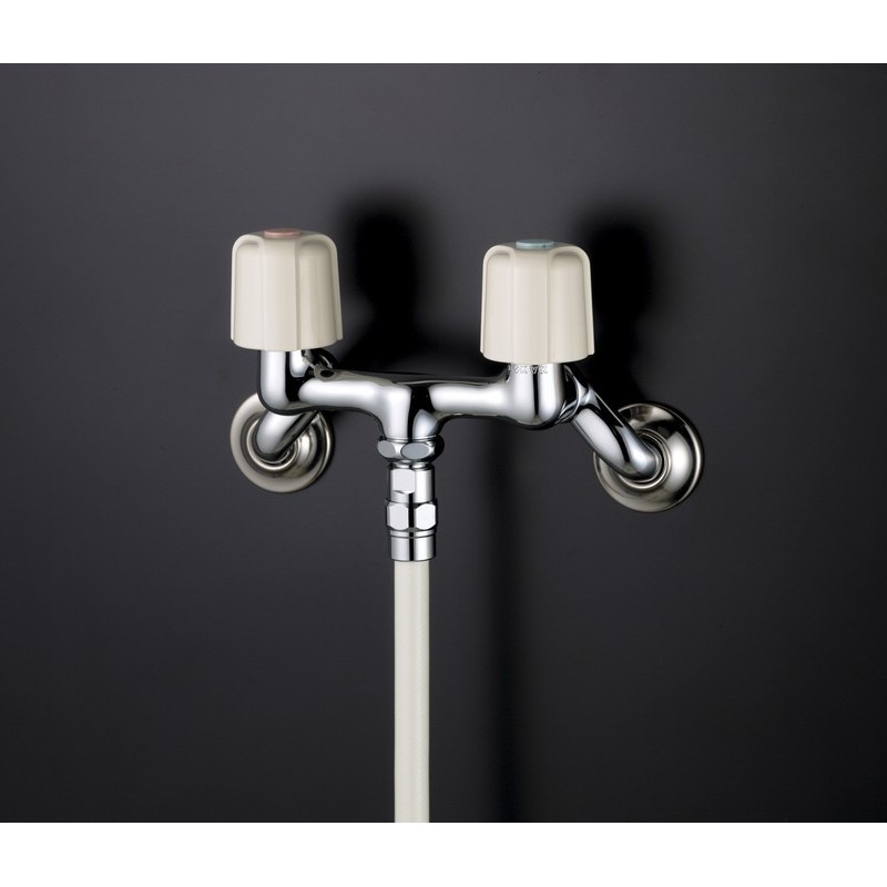 KVK 2300490 2ハンドルシャワー シャワー専用 KM13N2F 1個(ご注文単位1個)【直送品】