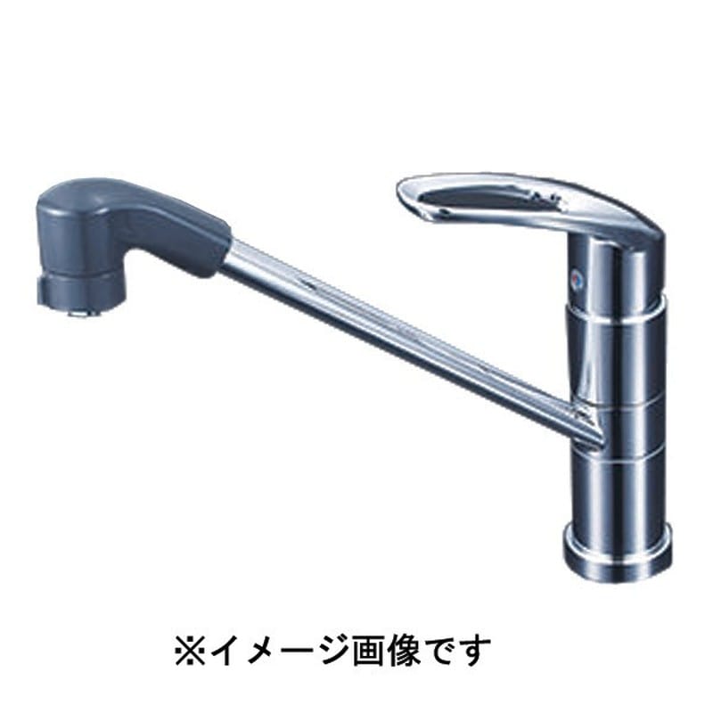 KVK 2302856 シングルシャワー付混合栓260mmパイプ付 KM5051TF 1個(ご注文単位1個)【直送品】