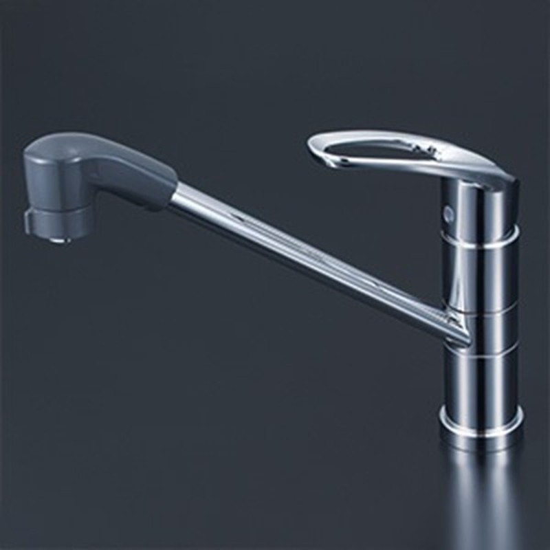 KVK 2302862 寒シングルシャワー付混合栓200mmパイプ付 KM5051ZTFR2 1個(ご注文単位1個)【直送品】