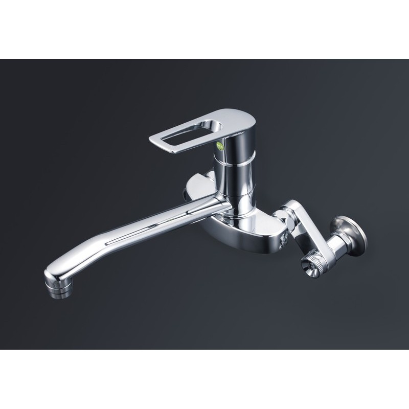 KVK 2302369 寒 楽締混合栓 eレバー KM5010ZTHAEC 1個(ご注文単位1個)【直送品】