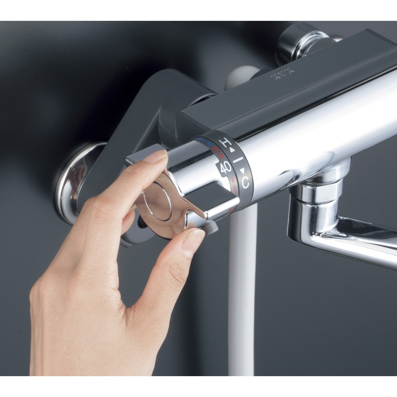 KVK 2302544 サーモスタット式シャワー撥水 KF800TNNHS 1個（ご注文単位1個）【直送品】