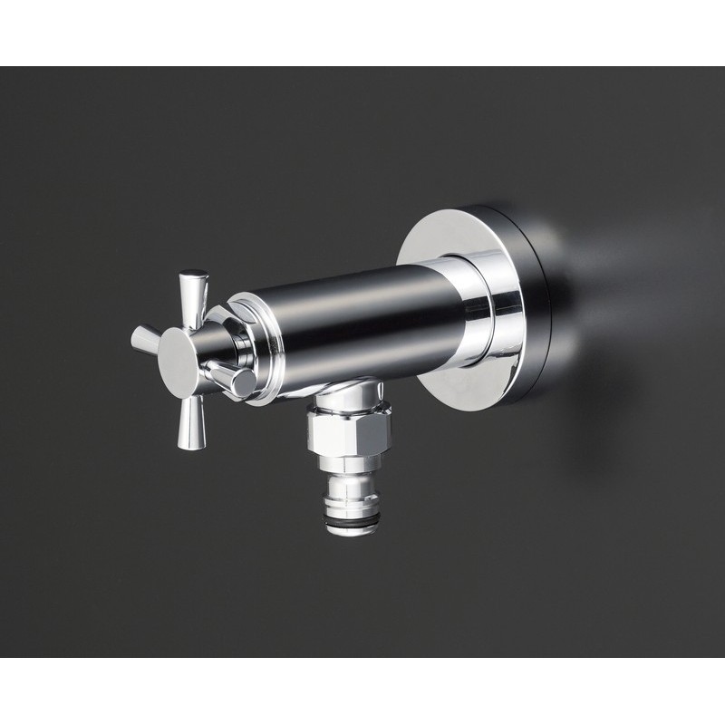 KVK 2302269 寒 屋外ホース接続ニップル水栓 K1400SPZ 1個(ご注文単位1個)【直送品】