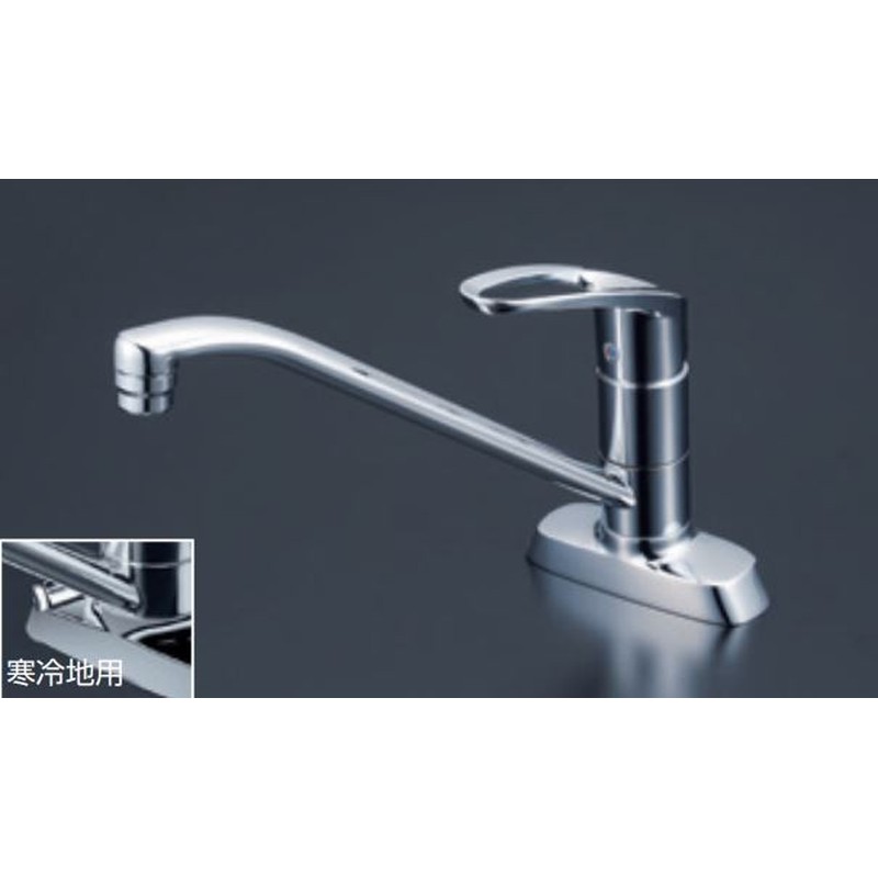 KVK 2302403 寒 流台混合栓 80° KM5081ZTV8 1個(ご注文単位1個)【直送品】