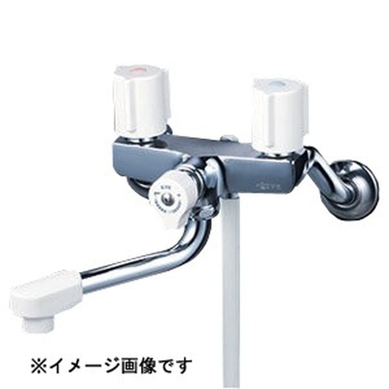 KVK 2302568 一時止水付2ハンドルシャワー KF100G3WN 1個(ご注文単位1個)【直送品】