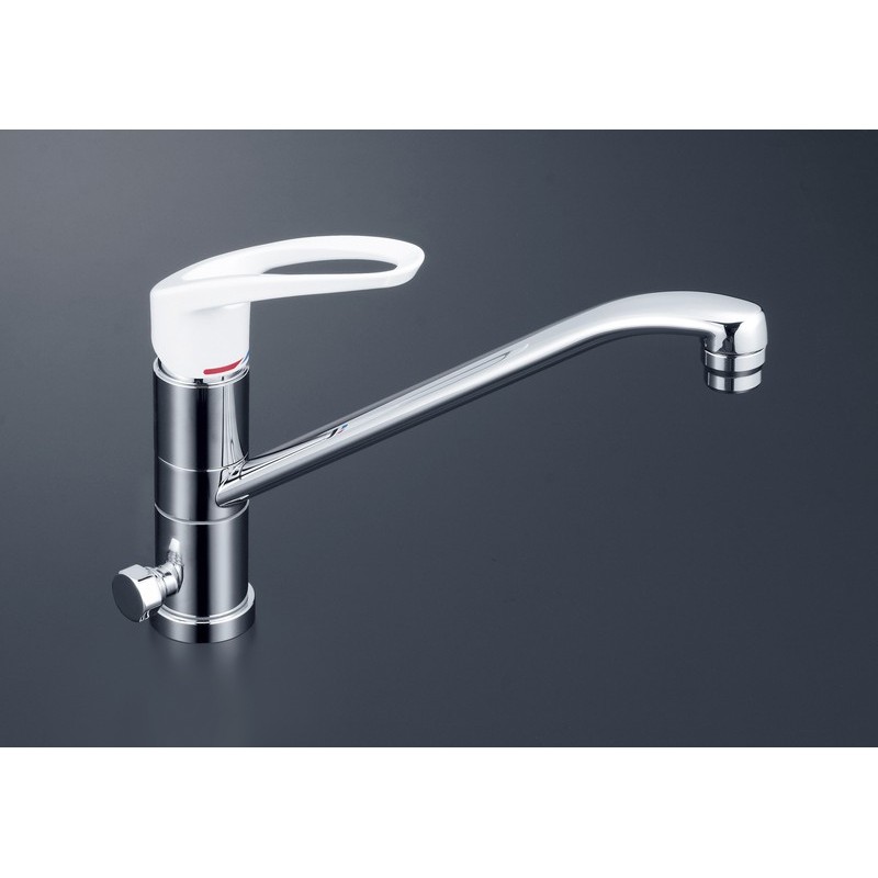 KVK 2300733 流し台混合栓 分岐孔付 KM5041H 1個（ご注文単位1個）【直送品】