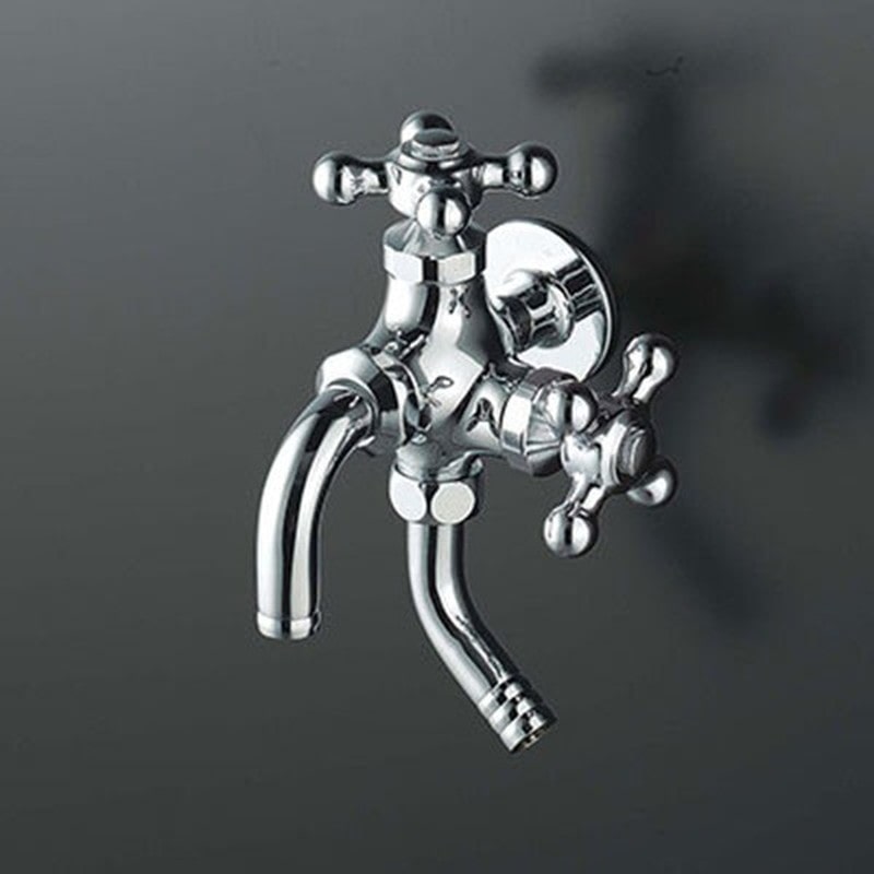 KVK 2302772 二口横水栓 レトロピアンハンドル付 K23CJ 1個（ご注文単位1個）【直送品】