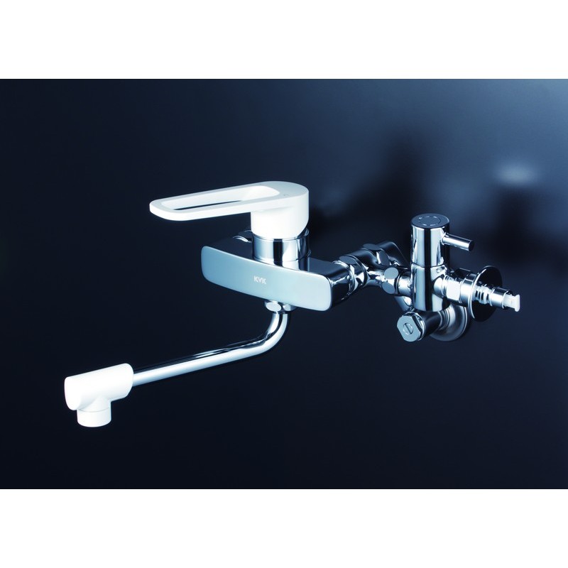 KVK 2302134 給水給湯接続 シングル混合栓 MSK110KB 1個（ご注文単位1個）【直送品】