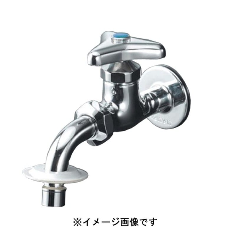 KVK 2302775 吐水口回転給水栓ツバ付ノズル付 K34BN 1個（ご注文単位1個）【直送品】