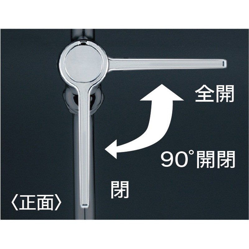 KVK 2300215 ワンタッチハンドル付自在水栓 K1800F 1個（ご注文単位1個）【直送品】