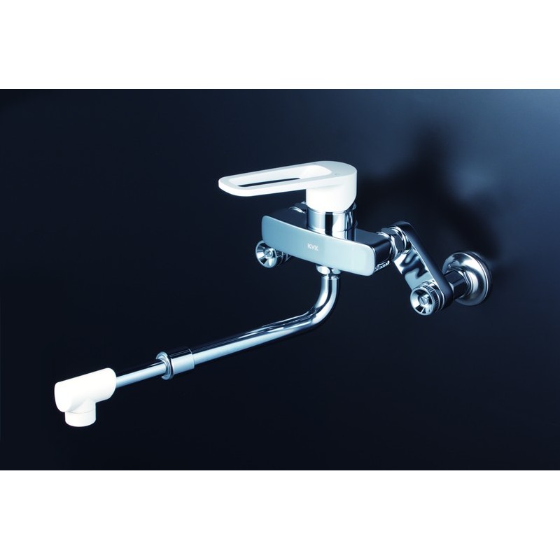 KVK 2302126 楽締ソケットシングル混合栓 MSK110KRJRS 1個（ご注文単位1個）【直送品】