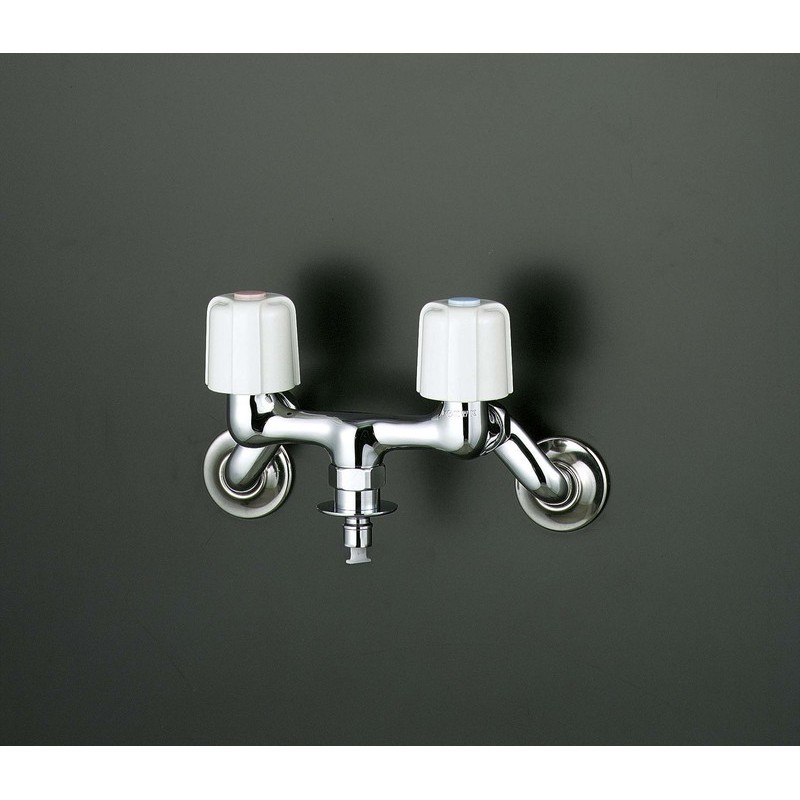 KVK 2300509 2ハンドル混合栓とめるぞう 止水 KM33U 1個（ご注文単位1個）【直送品】