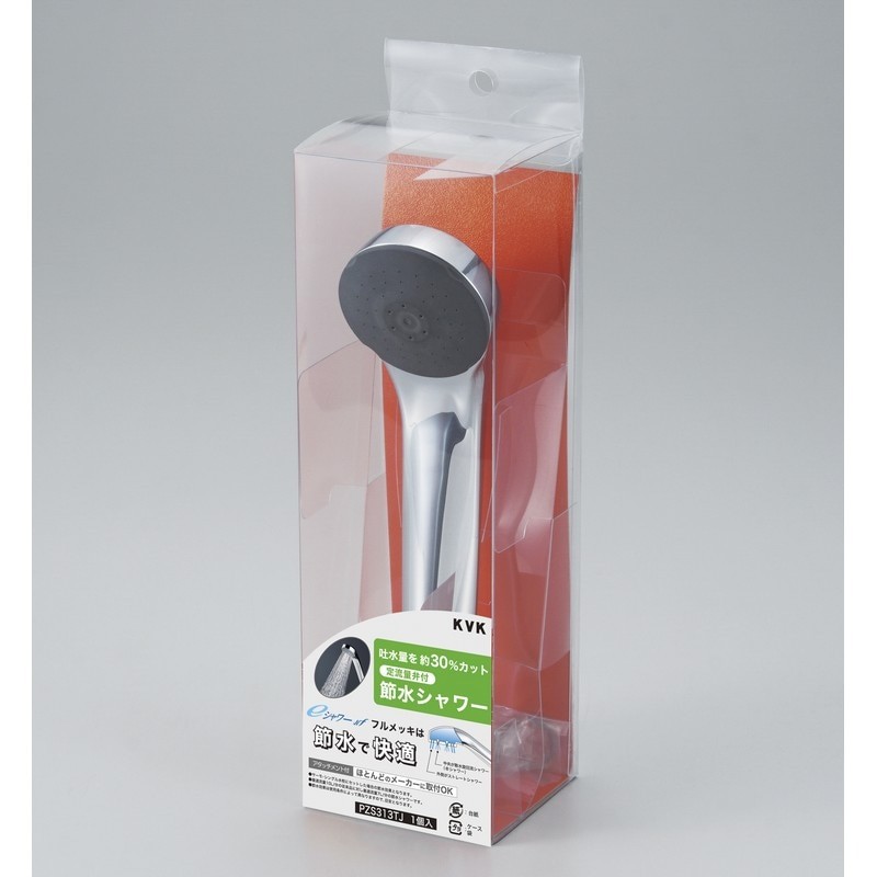 KVK 2303001 定流量弁付シャワーヘッドeシャワーNf吐水・メッキ PZS313TJ 1個（ご注文単位1個）【直送品】